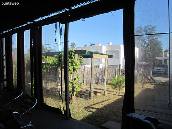 Living space on the barbecue.