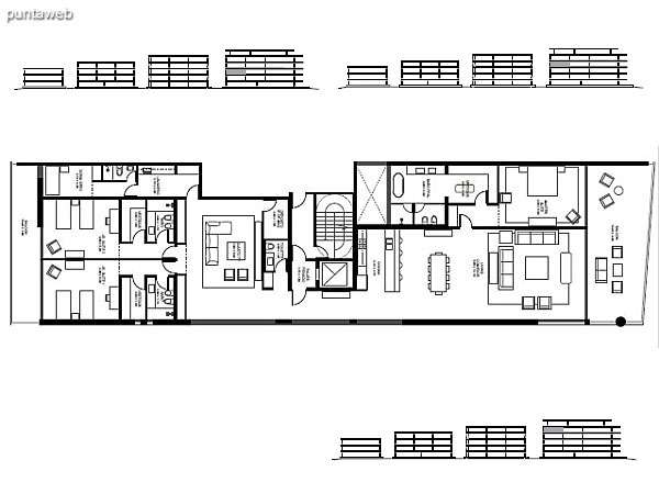 Departamento 17 – Modulo: 4 | Piso: 1<br><br>Superficie cubierta: 302.23 m2<br>Superficie semicubierta: 62.12 m2<br>Superficie terraza: –<br>Superficie cochera + baulera: 23.1 m2<br>Superficie total: 387.45 m2<br><br>Departamento 27 – Modulo: 4 | Piso: 2<br><br>Superficie cochera + baulera: 23.1 m2<br>Superficie total: 387.45 m2<br><br>Departamento 36 – Modulo: 4 | Piso: 3<br><br>Superficie cochera + baulera: 23.4 m2<br>Superficie total: 387.75 m2<br><br>Departamento 42 – Modulo: 4 | Piso: 4<br><br>Superficie cochera + baulera: 24.1 m2<br>Superficie total: 388.45 m2