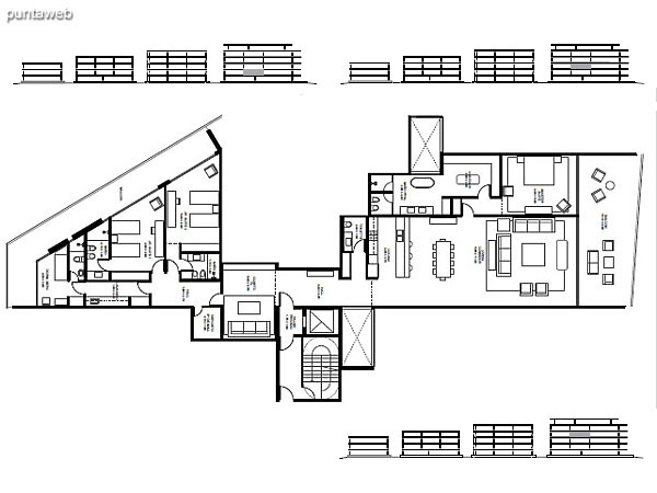 Departamento 18 – Modulo: 4 | Piso: 1<br><br>Superficie cubierta: 262.75 m2<br>Superficie semicubierta: 77.01 m2<br>Superficie terraza: –<br>Superficie cochera + baulera: 24.5 m2<br>Superficie total: 364.26 m2<br><br>Departamento 28 – Modulo: 4 | Piso: 2<br><br>Superficie cochera + baulera: 23.1 m2<br>Superficie total: 362.86 m2<br><br>Departamento 37 – Modulo: 4 | Piso: 3<br><br>Superficie cochera + baulera: 23.6 m2<br>Superficie total: 363.36 m2