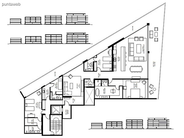 Departamento 19 – Modulo: 4 | Piso: 1<br><br>Superficie cubierta: 243.93 m2<br>Superficie semicubierta: 115.32 m2<br>Superficie terraza: –<br>Superficie cochera + baulera: 24.5 m2<br>Superficie total: 383.75 m2<br><br>Departamento 29 – Modulo: 4 | Piso: 2<br><br>Superficie cochera + baulera: 25.1 m2<br>Superficie total: 384.35 m2<br><br>Departamento 38 – Modulo: 4 | Piso: 3<br><br>Superficie cochera + baulera: 24.1 m2<br>Superficie total: 383.35 m2