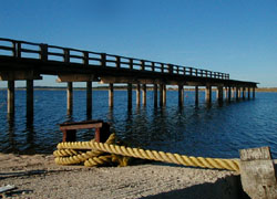 Autorizan construcci�n de puente sobre Laguna Garz�n