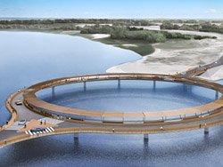 MTOP present� ante DINAMA el proyecto ajustado de puente sobre Laguna Garz�n