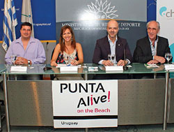 Lanzamiento Oficial en Ministerio de Turismo / Punta Alive Piriápolis 2015