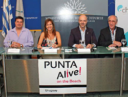 Lanzamiento Oficial en Ministerio de Turismo / Punta Alive Piripolis 2015